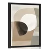 Plakat abstraktne oblike No1 - 40x60 white
