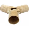 Magic cat Tunel MAGIC CAT plyšový tvar Y šustící béžový 80 cm