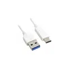 E-GREEN Kabl 3.0 USB A - USB 3.1 tip C M/M 1m, za Superbrzo punjenje, 120W, 20V, 6A, beli