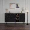 Hanah Home Komoda Clara 142x83x35,6cm Tamnobraon-Antracit