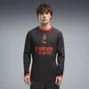 PUMA AC Milan 26/27 Third Authentic Long Sleeve Jersey Men, Clothing, Flat Dark Gray/Glowing Red, XL