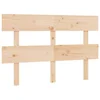 Vidaxl Posteljno vzglavje 144x3x81 cm trdna borovina