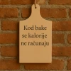 Daska za sečenje Baka i kalorije, 23x17cm
