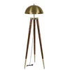 Aberto Design Podna lampa Retro , 165 cm, E27, Zlatne boje