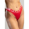 POMIRISHI BAMBOO UNDERWEAR Ženske tanga gaćice sa širokim lastišem, Crvene