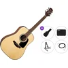 Takamine GLD12E Premium SET Natural Satin Elektroakustična dreadnought