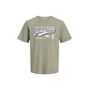 JACK & JONES Majica mornarska / kaki / bela