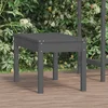 Vrtna klupa siva 80x44x45 cm od masivne borovine
