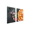 shumee STEKLENI ZAŠČITNI KROŽNIK ZA KUHINJSKO PIZZO 65x52