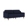 ATELIER DEL SOFA Sofa sa 3 sedišta Robin 3 Night Blue Walnut