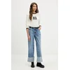 Guess Jeans Jeans hlače W6RA2B D5M5M Modra Wide Leg