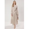 Trendyol Modest Ženska haljina Tctss25Eb00116, Bež