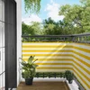 Balcony ekran Žuta i bijela 100 x 600 cm Oxford tkanina