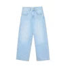 Cropp - Farmerke wide leg - PLAVA