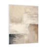 Canvas Slika na platnu Slojevi tišine 120x150cm, Sa ramom, Beli