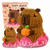 shumee Kapibara Lotosov cvet Gradbeni bloki 3688el 3D Velika DIY figura