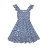 Roxy Vsakodnevna obleka W126-RXGDS-1027-23X Modra Regular Fit