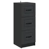 Ormar s ladicama Crna 33 x 34,5 x 87 cm Konstruirano drvo
