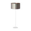 Duolla - Podna lampa CANNES 1xE27/15W/230V O 45 cm srebrna/bakarna/bela