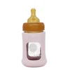 Hevea flašica sa širokim otvorom i zaštitnim rukavom Morska pena 1 kom, 150ml/5oz