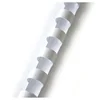Plastični trni Fellowes, 8 mm, beli, 100 kosov