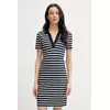TOMMY HILFIGER Obleka 1985  nočno modra / bela