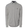 POLO RALPH LAUREN Srajca FEATHERWEIGHT MESH-z dolgimi rokaviL-KNT, siva