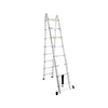 SuperStep Duple FULL Aluminijumske Teleskopske Merdevine 2/5+2/5m