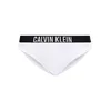 Calvin Klein Swimwear Bikini hlačke Intense Power črna/bela