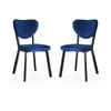 Hanah Home Set trpezarijskih stolica Beta 837, 2 komada, Teget