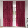 Baršunaste zavjese 2 pcs boja crnog vina 245 x 140 cm Baršun