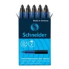 Schneider One Change kartuše za kemični svinčnik, 5 kosov - črno polnilo