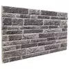 Zidne panele 10 pcs Antracit 100 x 50 cm EPS pjena