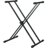 Gator Frameworks GFW-KEY-2000X Zložljivo stojalo za klaviaturo Black (Kot novo)