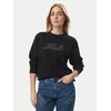 KARL LAGERFELD Jopa Rhinestone B4W20007 Črna Relaxed Fit
