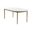 Trpezarijski sto Marstarand fi 110/110x200 bela ( 3601197 )