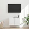 TV zidni ormar Zidne Bijelo 59,5 x 31 x 40 cm Konstruirano drvo