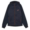 Cropp - Prošivena puffer jakna s kapuljačom - navy
