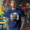 Camiseta Majica sa štampanim printom Cam 569, Muška, Indigo