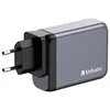 PUNJAČ ZA MOBILNE UREĐAJE ZIDNI 2XUSB-C/PD 100W/1XUSB-A QC 3.0 (EU/UK/US) VERBATIM 32202