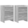Noćni ormarići 2 pcs Siva Sonoma 40 x 30 x 60 cm
