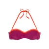 s.Oliver Bikini zgornji del Yella oranžna / roza / rdeča
