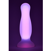 Dream Toys Radiant Soft Silicone Glow in the Dark Plug Large Pink