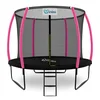 INLEA ULTIMATE Jump trampolin z notranjo zaščitno mrežo 305 cm - črna/roza