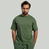 GymBeam Muška majica Oversized Heavy Cedar Green - STRIX M