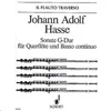 HASSE:TRIOSONATE G-DUR FOR FLUTE AND piano