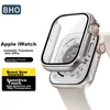 BHO Zaštita stakla za pametni sat + Zaštitna maska za pametni sat za Apple Watch S9, Tamnosiva