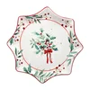 Tognana Tanjir za panetone Mistletoe Christmas Mistletoe Festival, 31 cm, Šareni