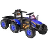 Traktor na akumulator sa 6 točkova plavi 206358P