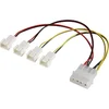 AKASA RAZDELILNI KABEL ZA 4 VENTILATORJE AKASA